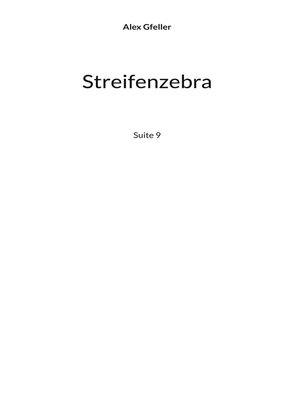 cover image of Streifenzebra